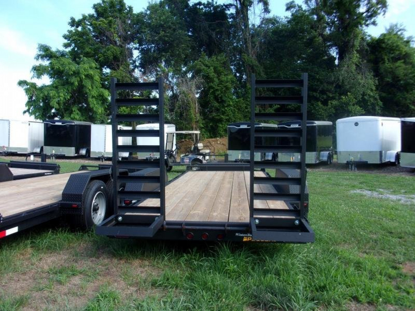 New 2023 Pequea SKIDSTEER 18' Equipment Trailer