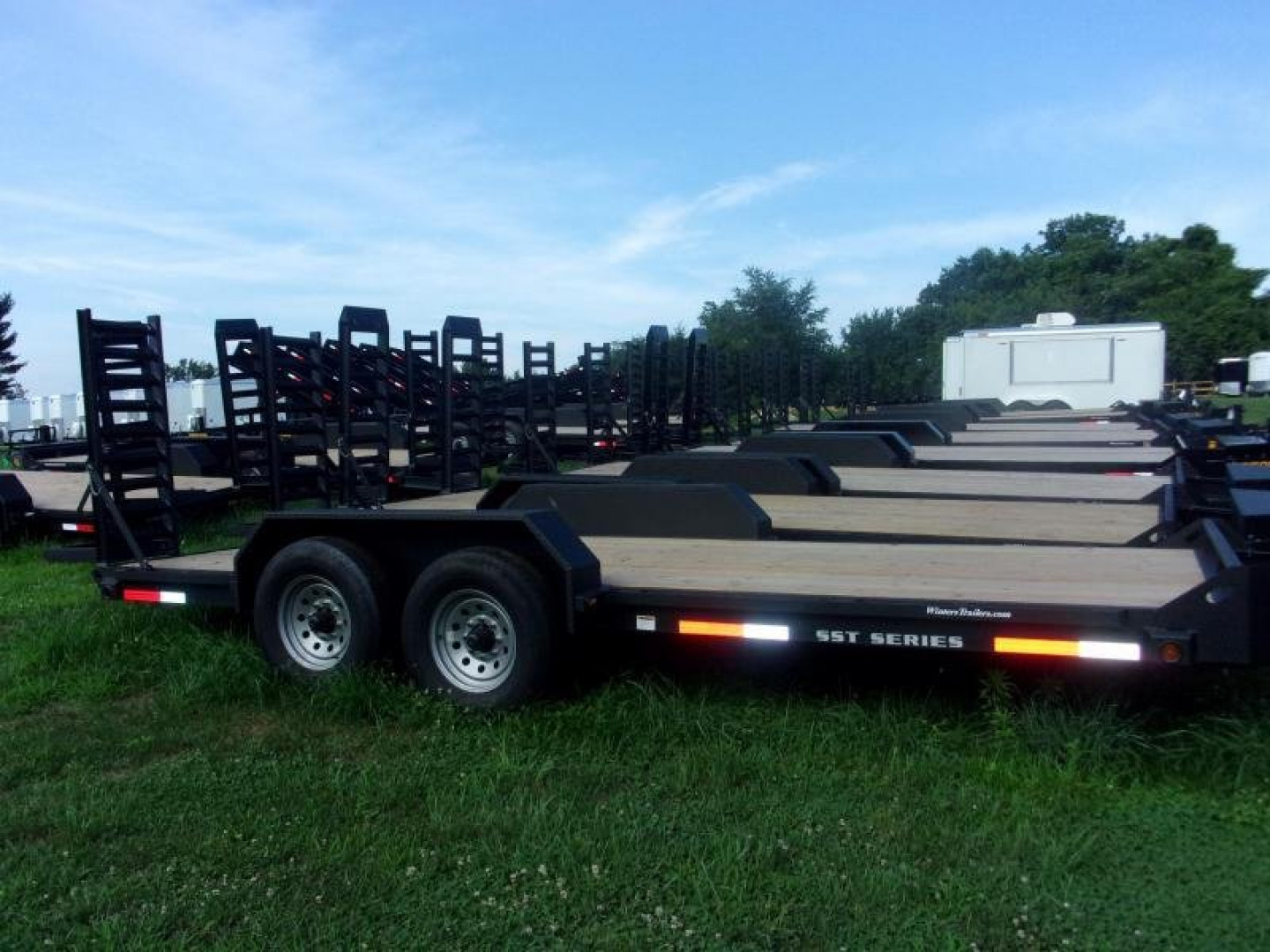 New 2023 Pequea SKIDSTEER 18' Equipment Trailer