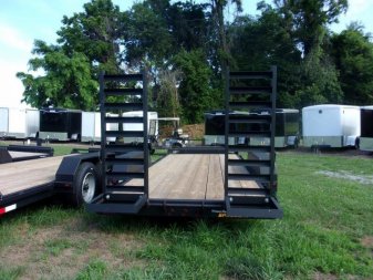 New 2023 Pequea SKIDSTEER 18' Equipment Trailer