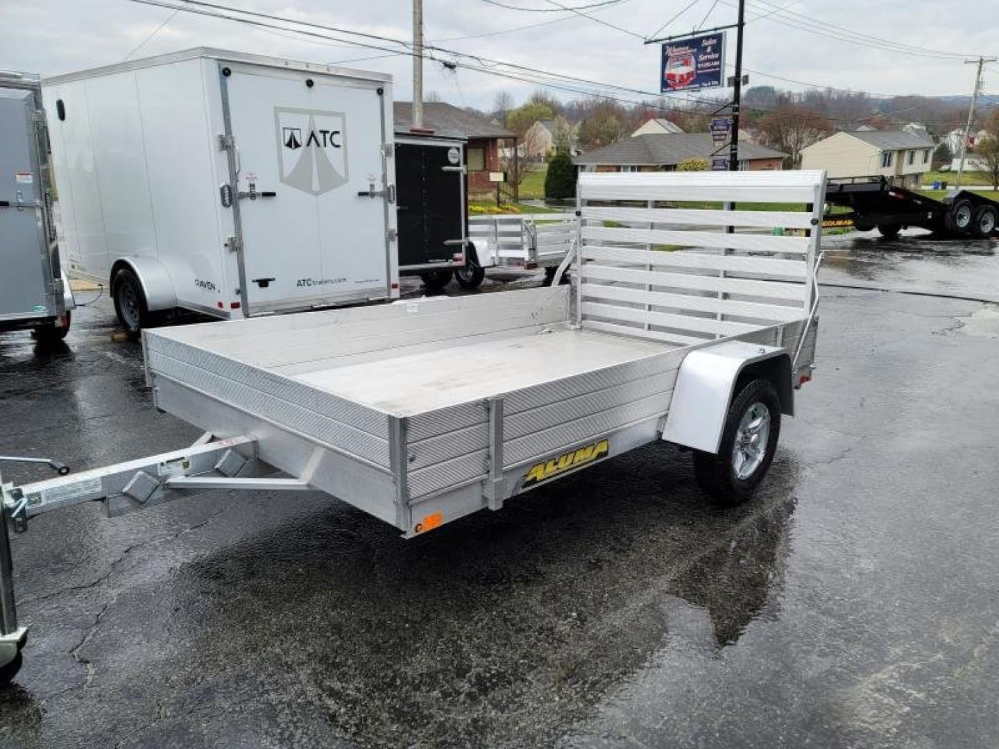 New 2024 Aluma 7210S-TG Utility Trailer