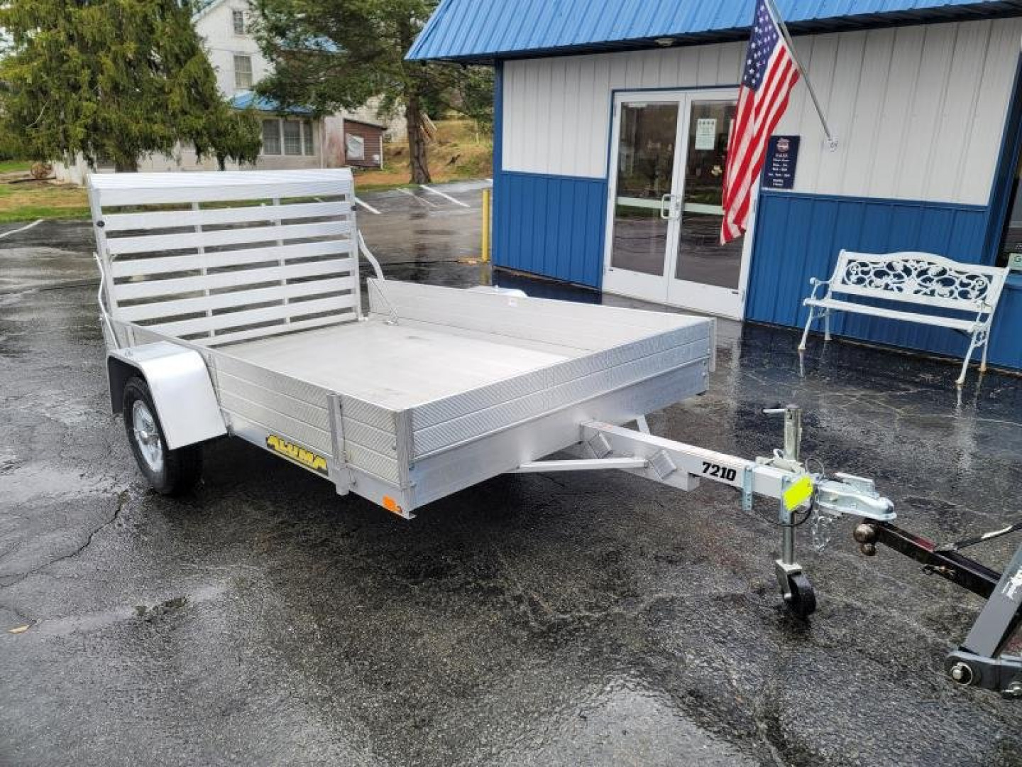 New 2024 Aluma 7210S-TG Utility Trailer