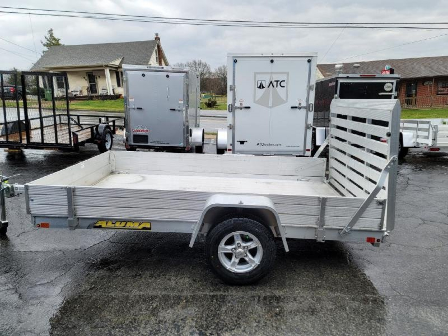 New 2024 Aluma 7210S-TG Utility Trailer