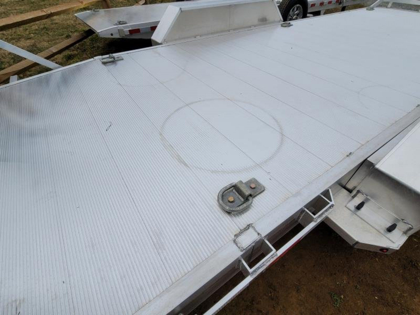 New 2024 Aluma 82x18 SKID STEER Equipment Trailer