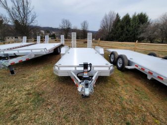 New 2024 Aluma 82x18 SKID STEER Equipment Trailer