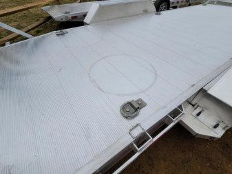 New 2024 Aluma 82x18 SKID STEER Equipment Trailer