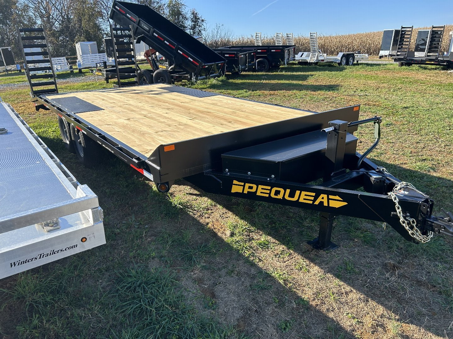 New 2024 PEQUEA TRHD20 Deckover Trailer