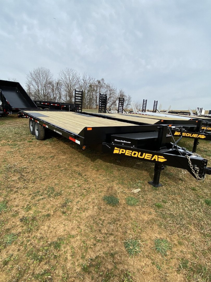 New 2024 PEQUEA DECKOVER 24 leveler Trailer