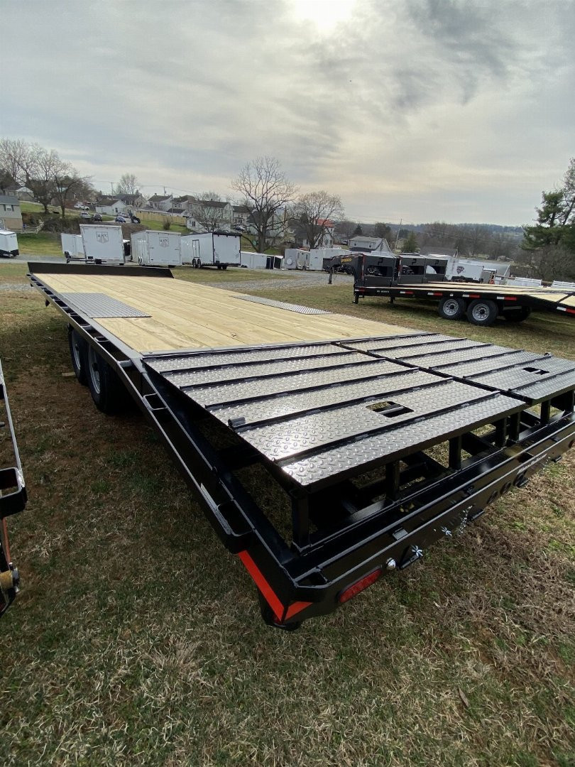 New 2024 PEQUEA DECKOVER 24 leveler Trailer