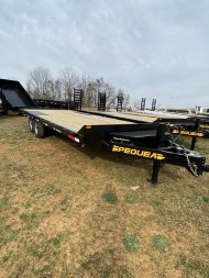 New 2024 PEQUEA DECKOVER 24 Flatbed Trailer