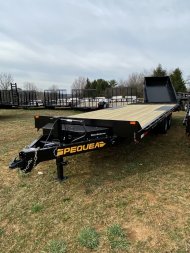 New 2024 PEQUEA DECKOVER 24 Flatbed Trailer