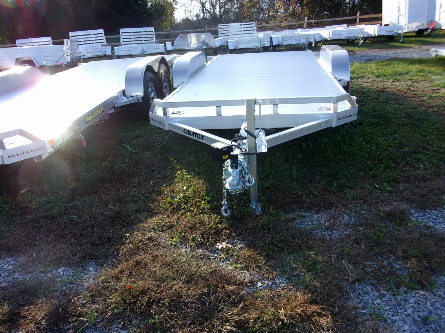 New 2025 ALUMA 82x18TILT Car / Racing Trailer