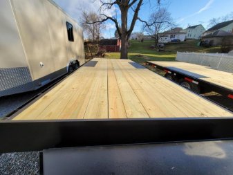 New 2024 PEQUEA HD DECKOVER 24' FLAT Deckover Trailer