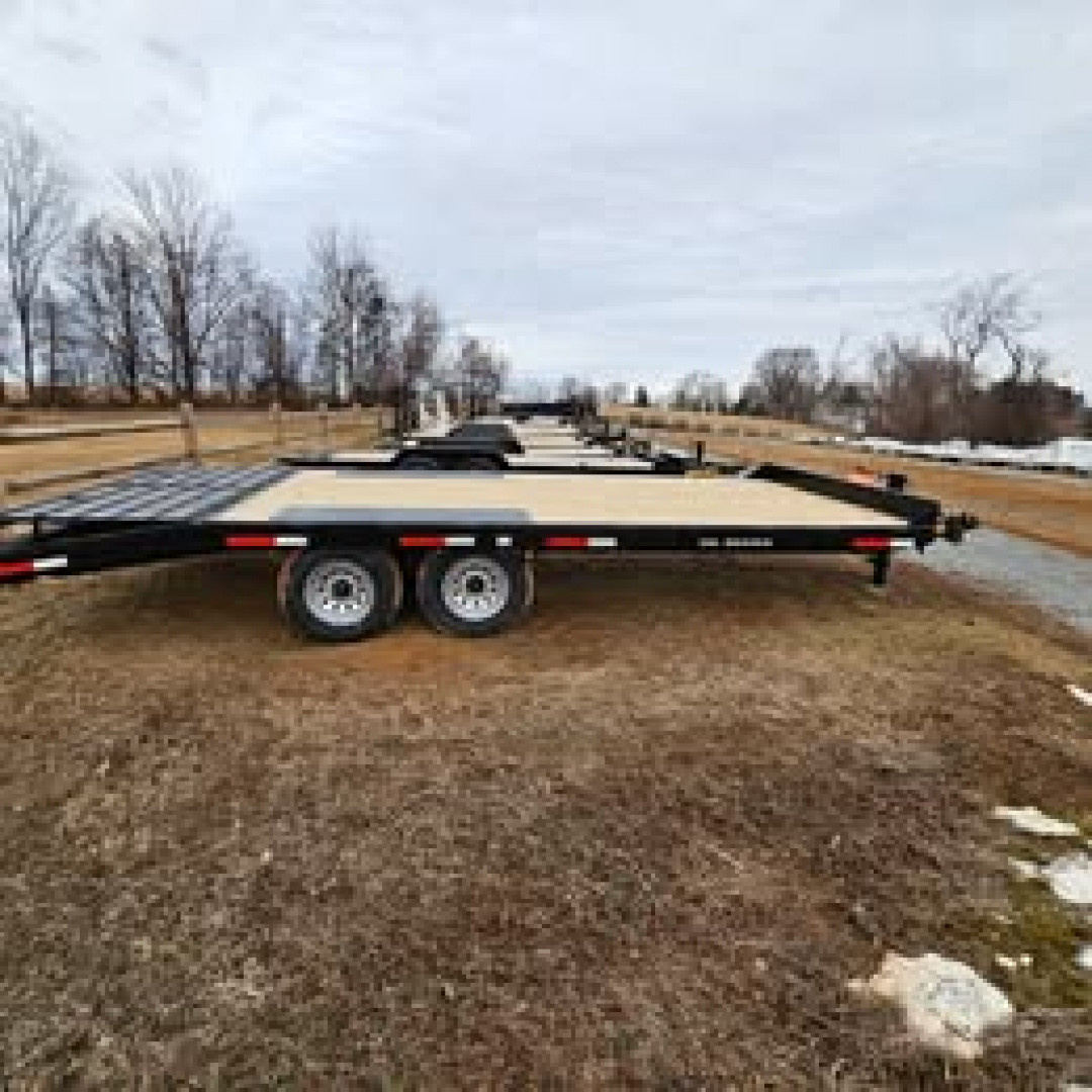 New 2024 PEQUEA TRAILERS HDDO 20' LEVELER Deckover Trailer
