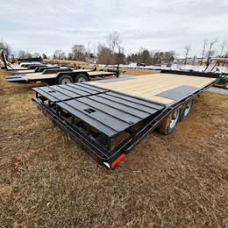 New 2024 PEQUEA TRAILERS HDDO 20' LEVELER Deckover Trailer