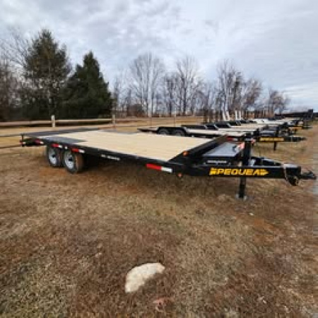 New 2024 PEQUEA TRAILERS HDDO 20' LEVELER Deckover Trailer