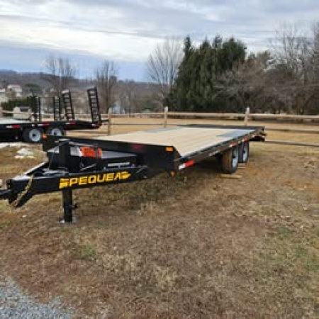 New 2024 PEQUEA TRAILERS HDDO 20' LEVELER Deckover Trailer
