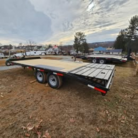 New 2024 PEQUEA TRAILERS HDDO 20' LEVELER Deckover Trailer