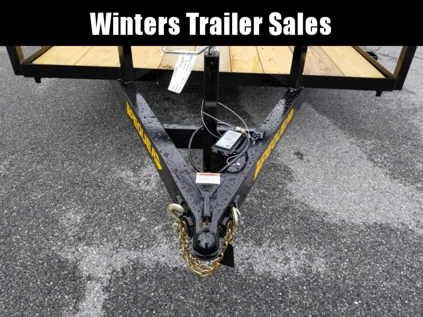 New 2023 PEQUEA 80X12TA Utility Trailer