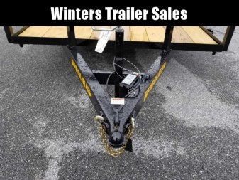 New 2023 PEQUEA 80X12TA Utility Trailer