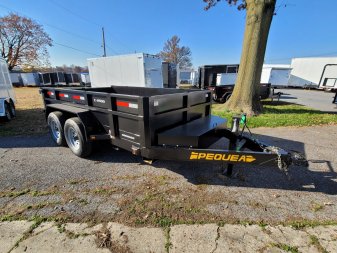 New 2024 PEQUEA TRAILERS C2500 12' Dump Trailer