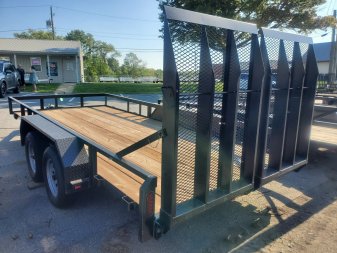 New 2023 PEQUEA 80X16TA Utility Trailer
