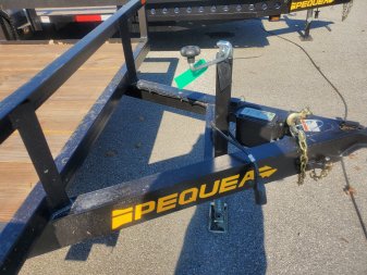 New 2023 PEQUEA 80X16TA Utility Trailer