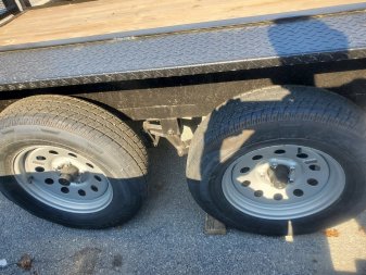 New 2023 PEQUEA 80X16TA Utility Trailer