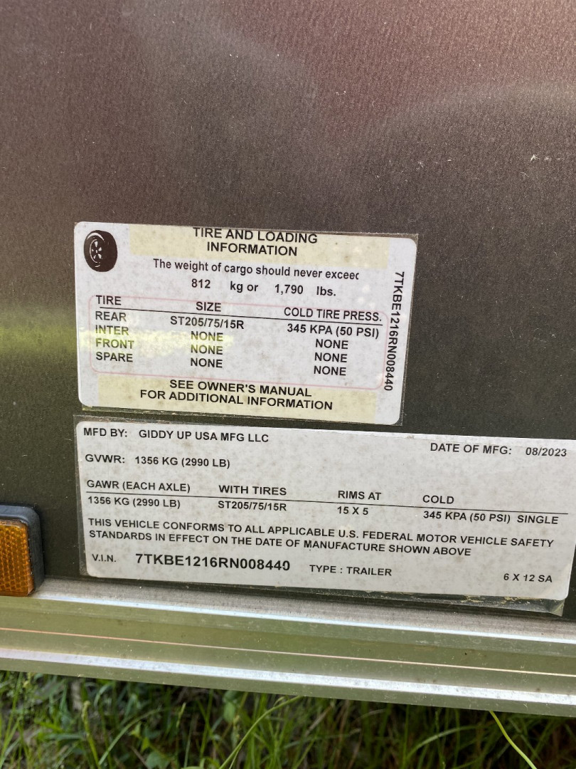 Used USED: 2024 Xtreme Cargo Trailers 6X12SA - Cargo / Enclosed Trailer, Call For Price