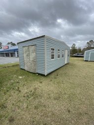 Used USED: 2021 Lark 12x24 - ECONO-MULTI DOOR Steel Frame Shed, Call For Price. (SOLD)