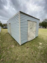Used USED: 2021 Lark 12x24 - ECONO-MULTI DOOR Steel Frame Shed, Call For Price. (SOLD)