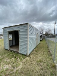 Used USED: 2021 Lark 12x24 - ECONO-MULTI DOOR Steel Frame Shed, Call For Price. (SOLD)