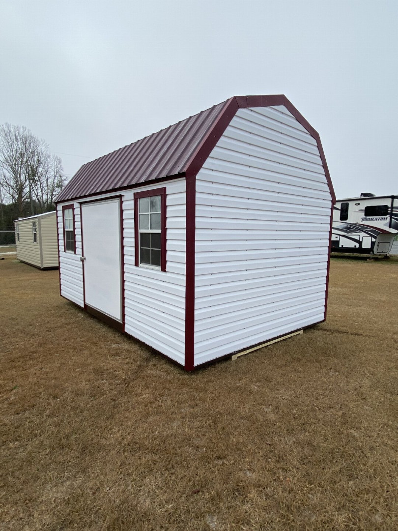 New 2025 Lark 10X16 - Lofted Barn Steel Frame Shed (SOLD)