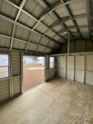 New 2025 Lark 10X16 - Lofted Barn Steel Frame Shed (SOLD)