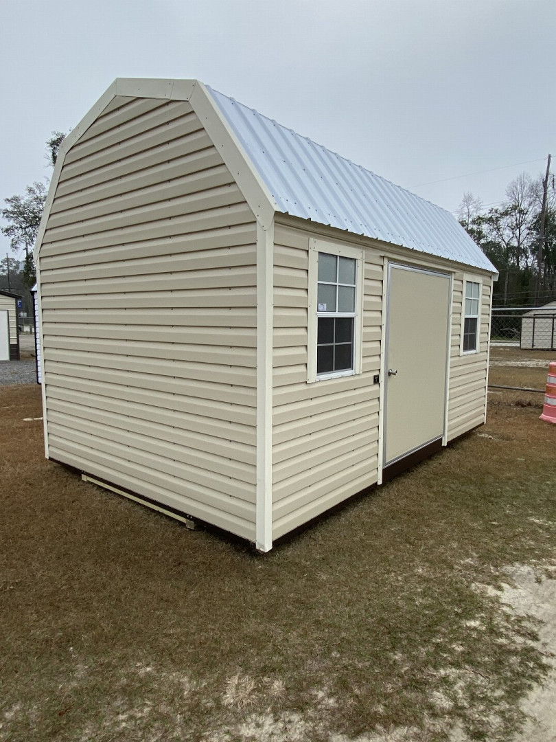 New 2025 Lark 10X16 - Lofted Barn Steel Frame Shed (SOLD)