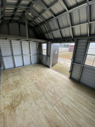 New 2025 Lark 10X16 - Lofted Barn Steel Frame Shed (SOLD)