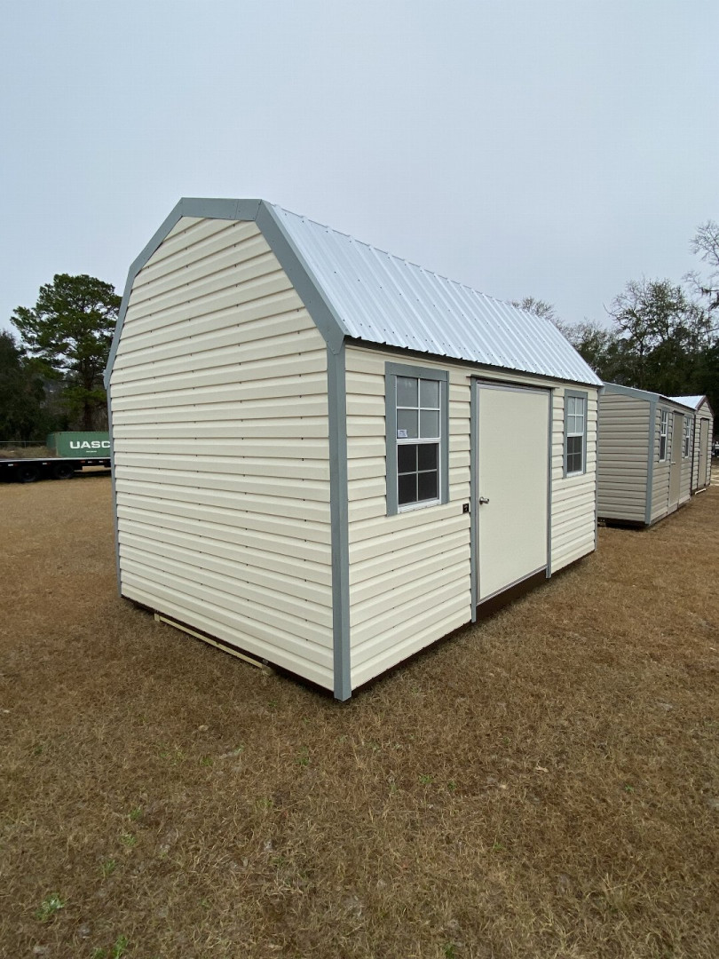 New 2025 Lark 10X16 - Lofted Barn Steel Frame Shed (SOLD)