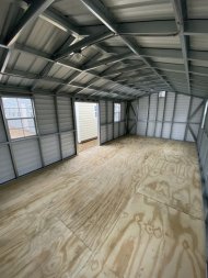 New 2025 Lark 12X24 - LAPSIDER Steel Frame Shed (SOLD)