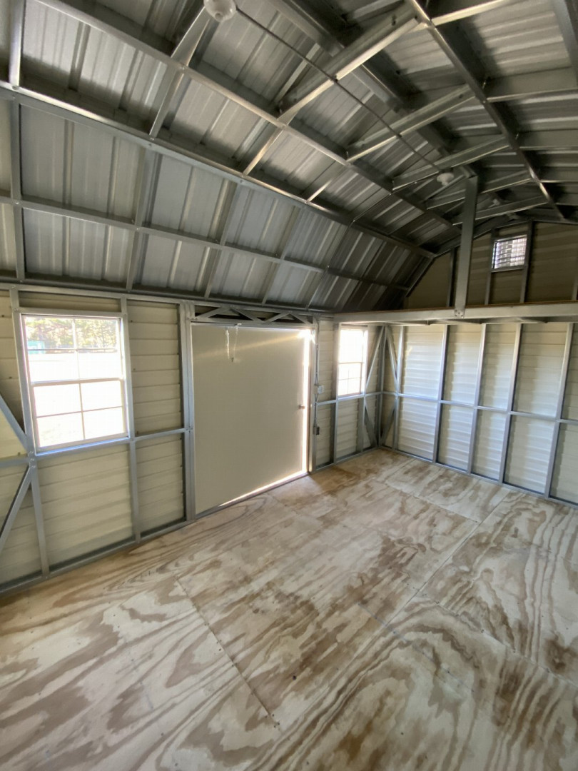 New 2025 Lark 10X16 - LOFTED BARN Steel Frame Shed (SOLD)