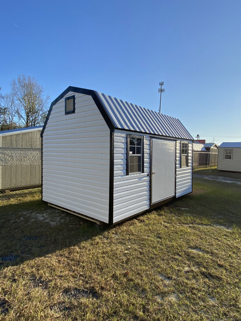 New 2025 Lark 10X16 - LOFTED BARN Steel Frame Shed (SOLD)