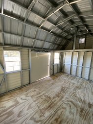 New 2025 Lark 10X16 - LOFTED BARN Steel Frame Shed (SOLD)