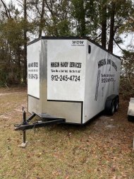 Used USED: 2022 Wow Cargo Trailers 7X16TA - Cargo / Enclosed Trailer, Call For Price.