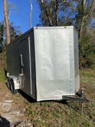 Used USED: 2020 Freedom Trailers 7X14TA - Cargo / Enclosed Trailer, Call For Price