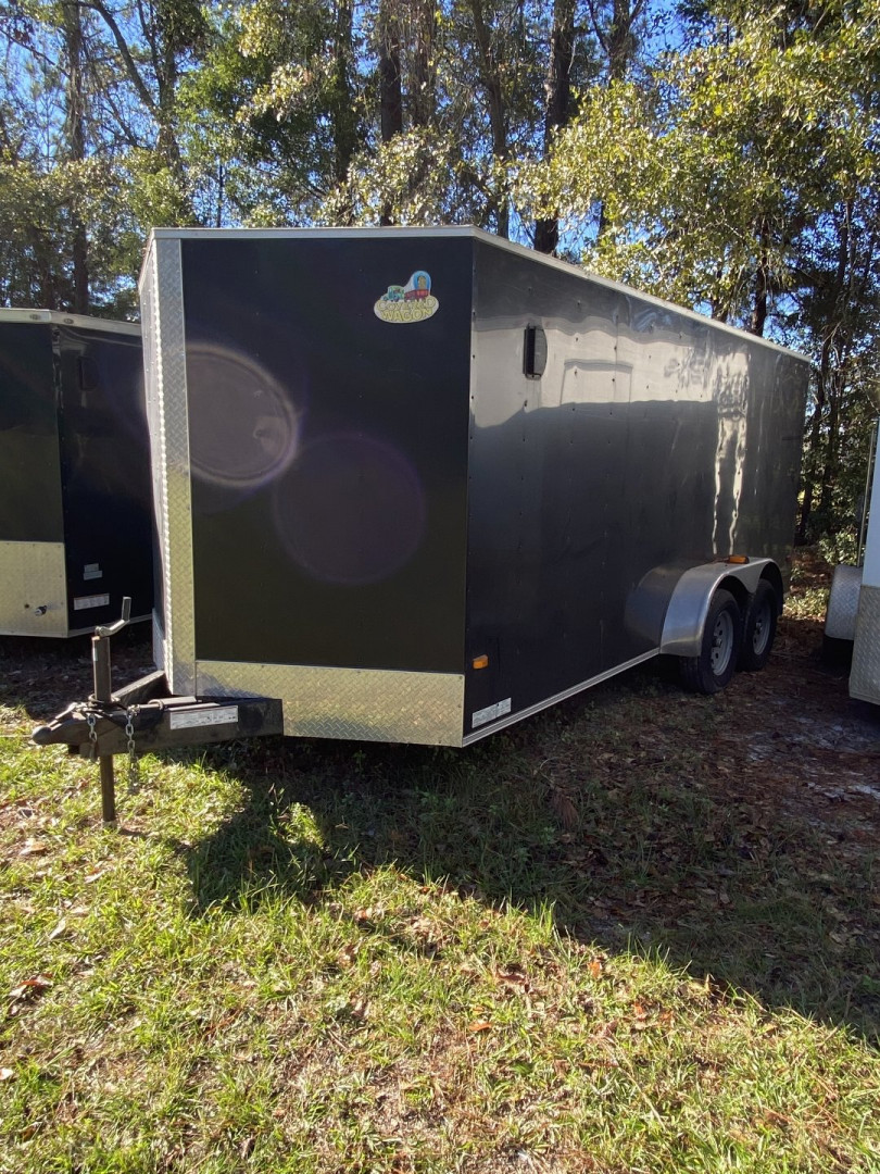 Used USED: 2020 Covered Wagon Trailers 7X16TA - Cargo / Enclosed Trailer, Call For Price