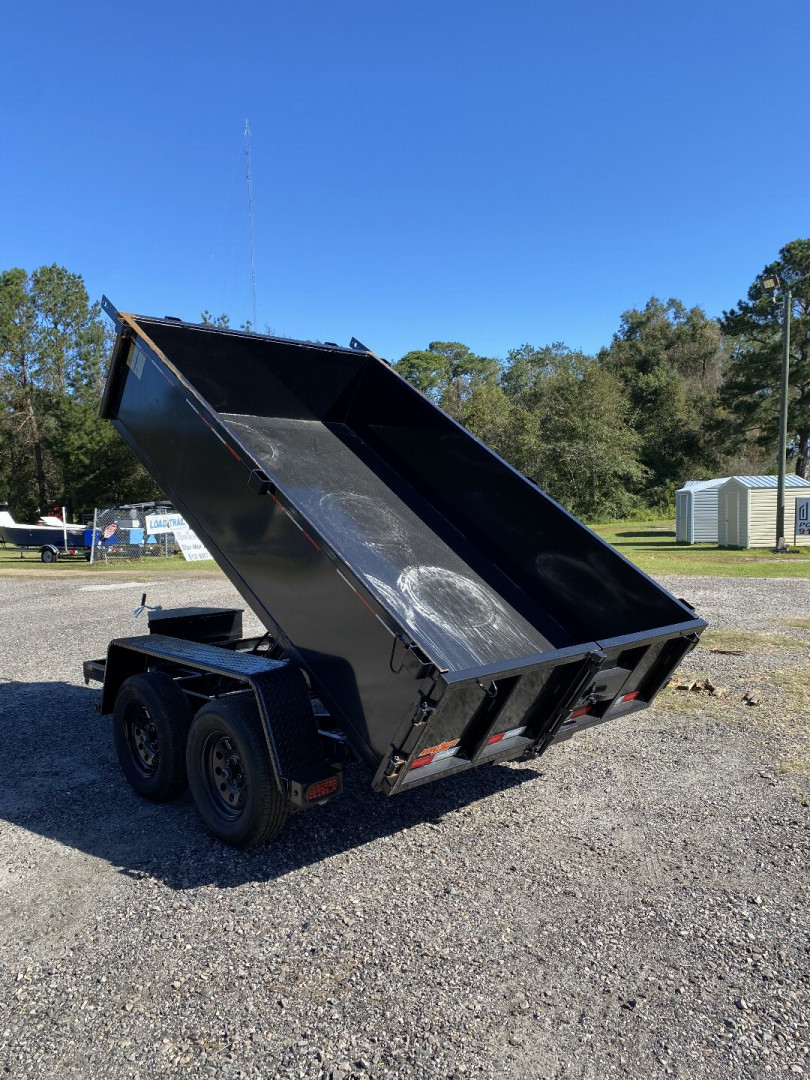New 2024 Down 2 Earth Trailers 6X10X2TA - 7K Dump Trailer