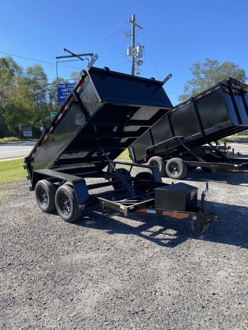 New 2024 Down 2 Earth Trailers 6X10X2TA - 7K Dump Trailer