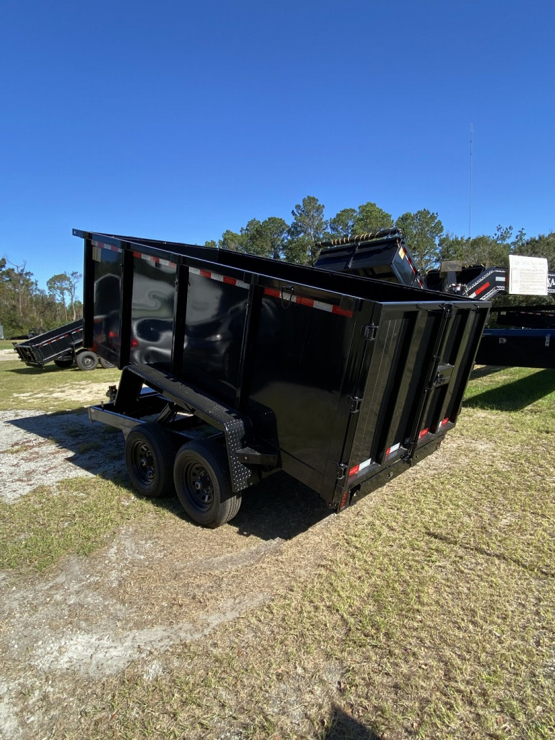 New 2024 Down 2 Earth Trailers 6X12X4 DUMP 10K Trailer