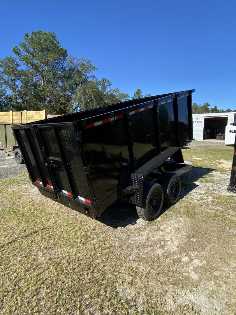 New 2024 Down 2 Earth Trailers 6X12X4 DUMP 10K Trailer