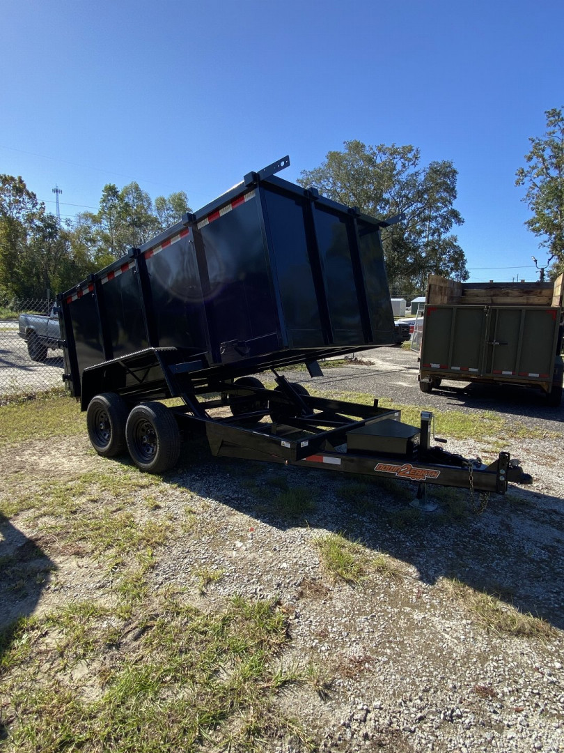 New 2024 Down 2 Earth Trailers 6X12X4 DUMP 10K Trailer