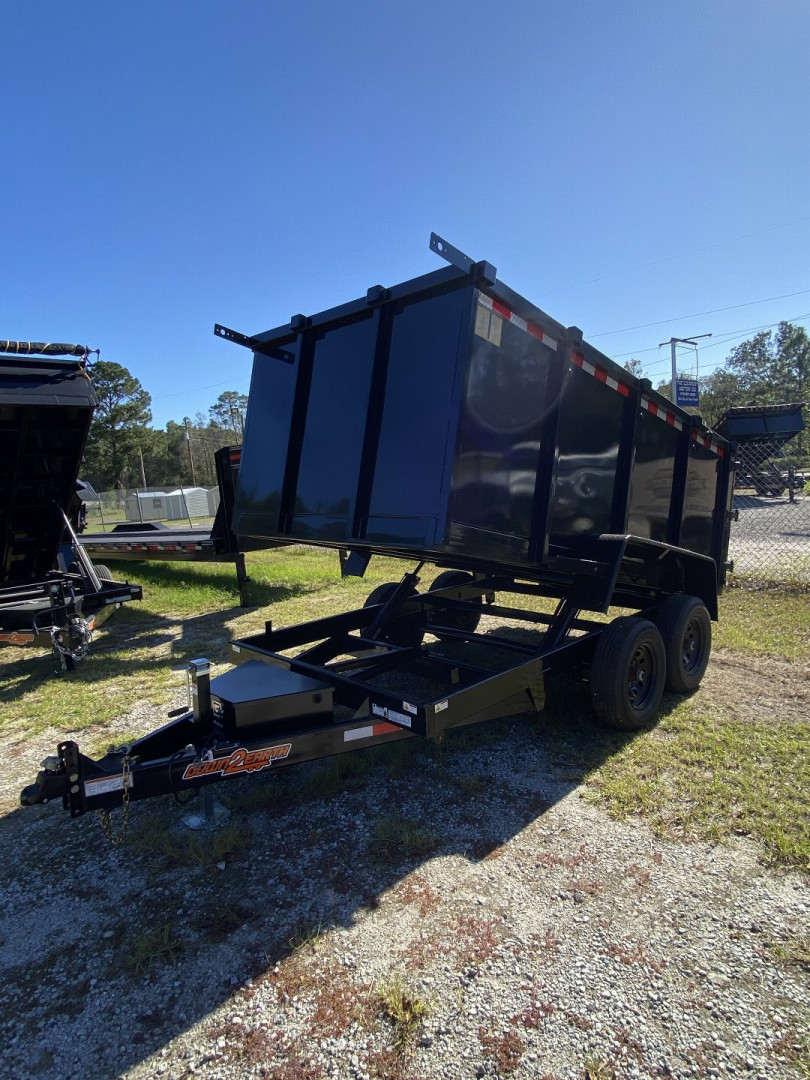New 2024 Down 2 Earth Trailers 6X12X4 DUMP 10K Trailer