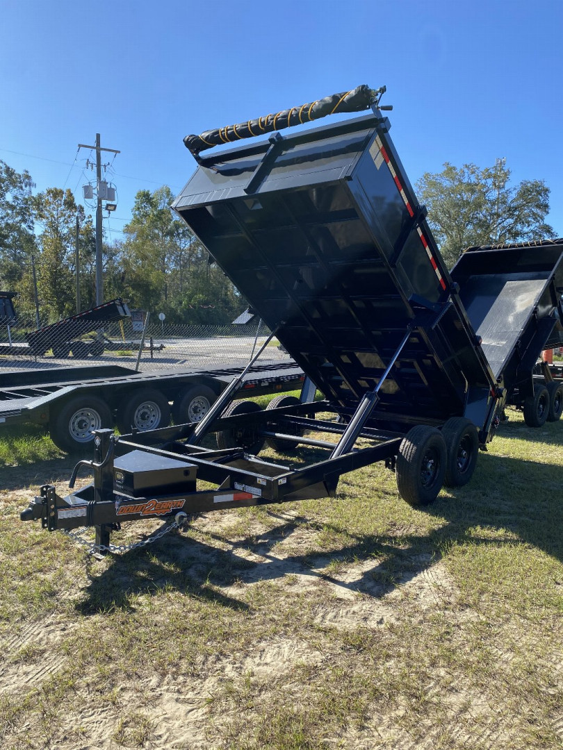 New 2024 Down 2 Earth Trailers 7X16X2 - DUMP 14K Trailer